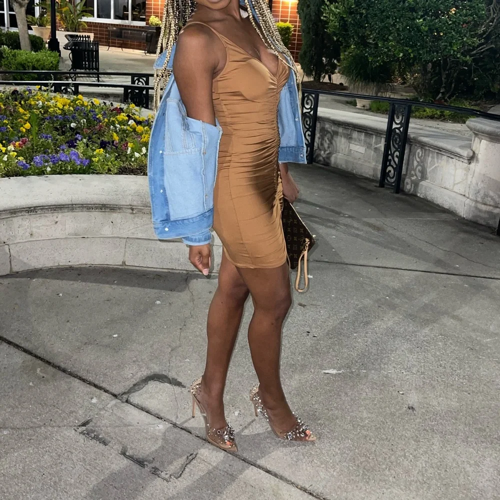 Drawstring Dress - Picture 2 of 6